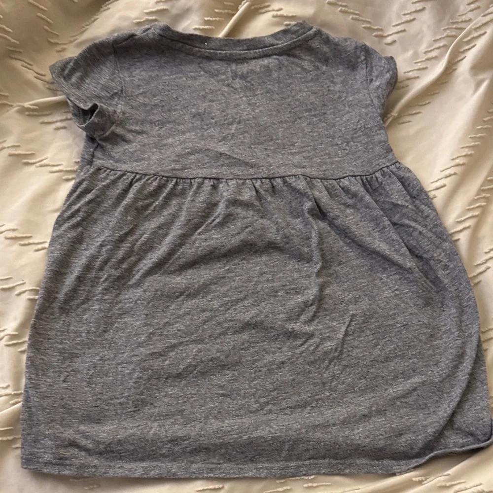 Gray Kids Casual Dress
